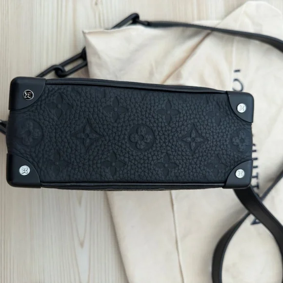 Louis Vuitton Mini Soft Trunk Monogram Taurillon Leather Black Crossbody Bag - Picture 10 of 16
